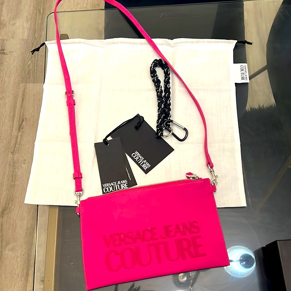 Versace Jeans Couture Crossbody Bags w/ Crossbody strap and hand clutch strap